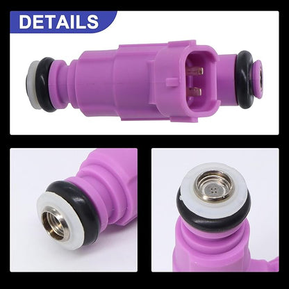 HiSport 35310-37170 Fuel Injectors 4 PCS Compatible with Hyundai 1.6 Accent 2006-2011,Replacement for Kia Rio Rio5 2006-2010 1.6L Performance