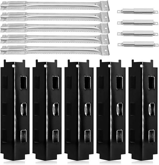 Yiming Grill Replacement Parts for Charbroil 463230515, 463230512, 463230513, 463230514, 463239915, 463230511 Grill Models. Grill Burners, Heat Plate Shields, Adjustable Crossover Tubes Repair kit.