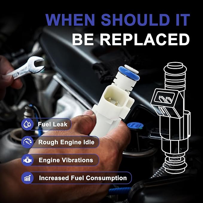 HiSport Fuel Injectors 0280156155 0280156010 Compatible with Ford Ranger 2.3L 2001-2003,Replacement for Mazda B2300 2.3L 2001-2004 4 PCS