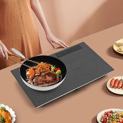 Induction Cooktop, 2600W Induction Cooker, Electric Hot Plate for Cooking Portable Hot Plate Countertop Cooker with Temperature Control