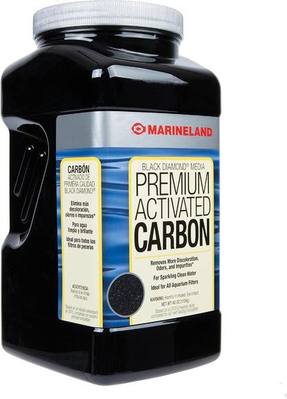 Marineland Black Diamond Premium Activated Carbon Filter Media, 40 oz
