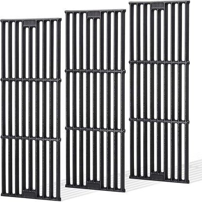 Criditpid Grill Grates Replacement for Char Griller 5050, 5650, 2121, 3001, 5072, 2123, 3072, 2828, 3030, 4000, King Griller 3008 5252, 19 3/4" Cast Iron Cooking Grid for Chargriller Duo 5050 Parts