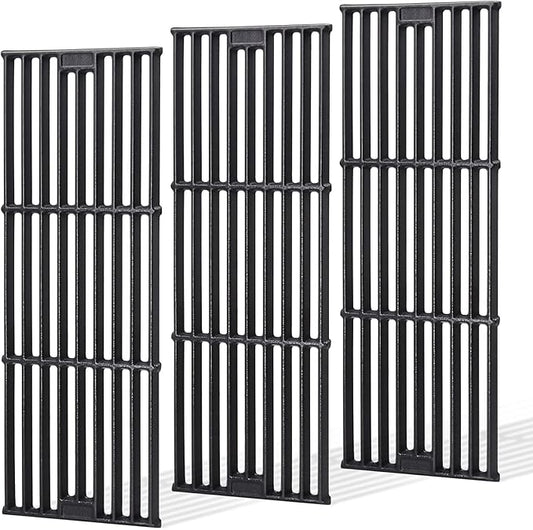 Criditpid Grill Grates Replacement for Char Griller 5050, 5650, 2121, 3001, 5072, 2123, 3072, 2828, 3030, 4000, King Griller 3008 5252, 19 3/4" Cast Iron Cooking Grid for Chargriller Duo 5050 Parts