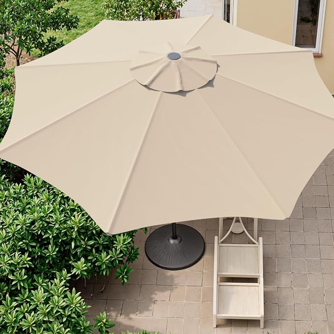 Outdoor Patio Umbrella, 8 Ribs Market Table Umbrella