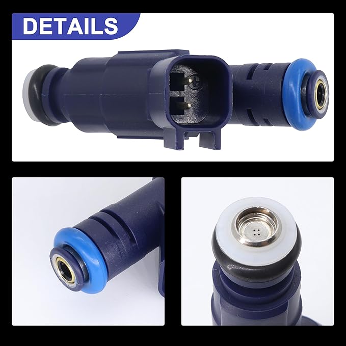 HiSport 4 PCS Fuel Injectors 3M6Z9F593BA Compatible with Ford Escape 2005-2007, Focus 2005-2006,Replacement for Mazda Tribute 2005-2006,2008 Tribute,Mariner 2005-2007 2.3L L4