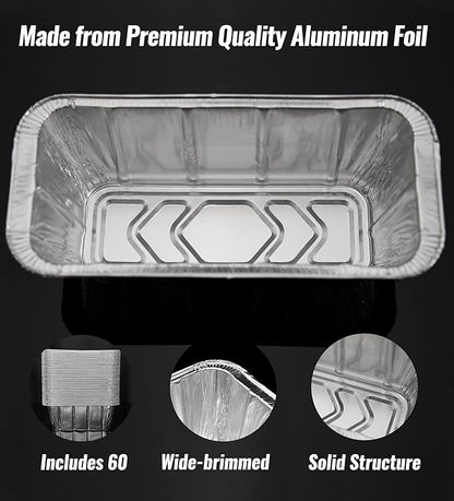 NUPICK 20 Pack Grease Cup Liners for Blackstone 17"/28"/36" Griddle, Drip Pan Liners for Blackstone 5017, Disposable Aluminum Foil Drip Pan Liner