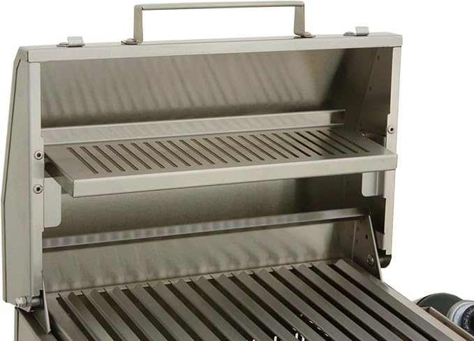 Solaire SOL-IR17BWR Portable Infrared Propane Gas Grill with Warming Rack, Stainless Steel, with Carrying Bag