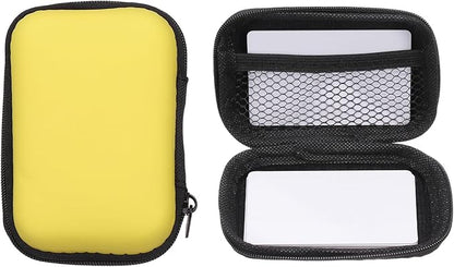 Card Game Case, Soft Cloth Playing Waterproof Card Storage Travel Game Case Compatible for Outdoor Gaming Camping, Yellow