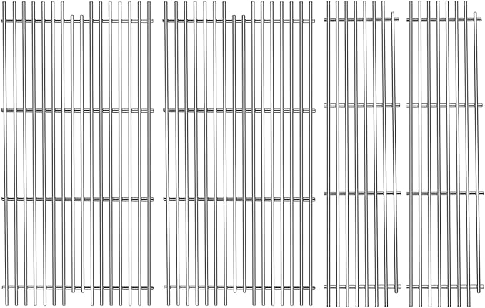 23-1/4" Stainless Steel Grid grates Replacement for Viking VGBQ 30 in T Series, VGBQ 41 in T Series, VGBQ 53 in T Series Viking Grill Grate VGBQ300T,VGBQ0302T Gas Grill