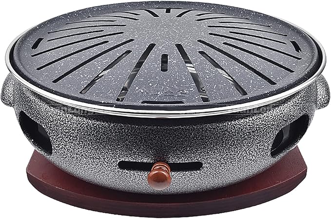 BBQ Barbeque Barbecue Grill, BBQ, Multifunctional Smokeless Charcoal Grill, Household Korean BBQ Grill, Split Design, Outdoor/Indoor (Color : G)