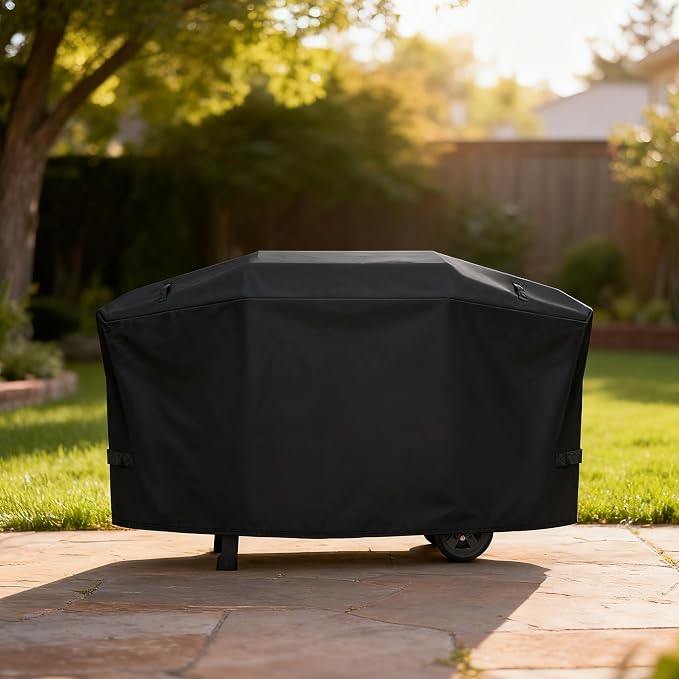 Grill Cover fit for Weber Slate 28" Rust-Resistant Griddle, Heavy-Duty 600D Waterproof Cover for 3401060 Weber Slate 28 inch Flat Top Griddle Grill Cover
