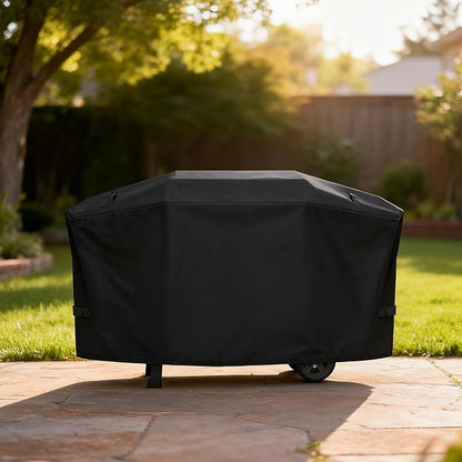 Grill Cover fit for Weber Slate 28" Rust-Resistant Griddle, Heavy-Duty 600D Waterproof Cover for 3401060 Weber Slate 28 inch Flat Top Griddle Grill Cover