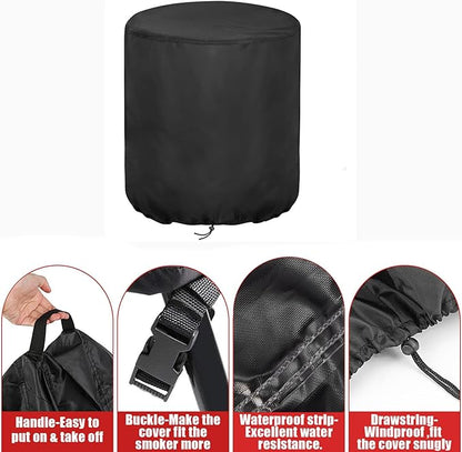 Outdoor Fryers Cover for Concord Turkey Fryer Kit with Titan Burner, Waterproof Deep Fryer Cover for Outdoor Cooking -16.5" Dx 30" H