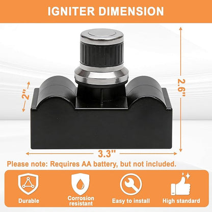 7 Outlet Pulse Igniter for Nexgrill Replacement Parts, Nexgrill Igniter DHL-128-7Q Nexgrill Grill Parts 720-0896B 720-0898 720-0896X 720-0896C, Nexgrill Deluxe 6 Burner 2001648000AW Tact Push Button
