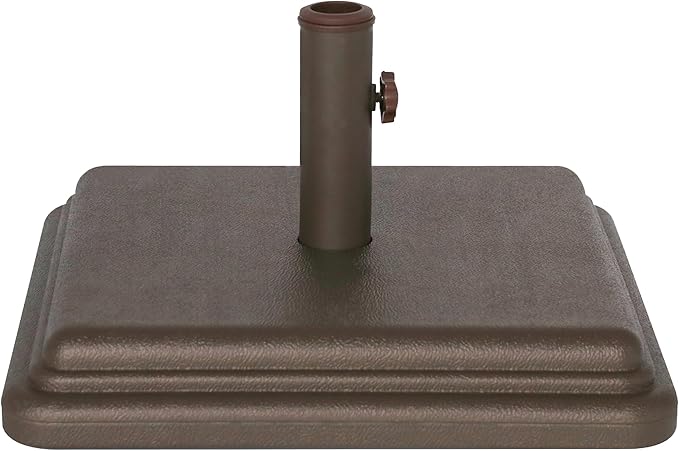 US Weight 40 Pound Umbrella Base - Weighted Umbrella base For Use With Patio Table – Heavy Duty Base- Made in the USA