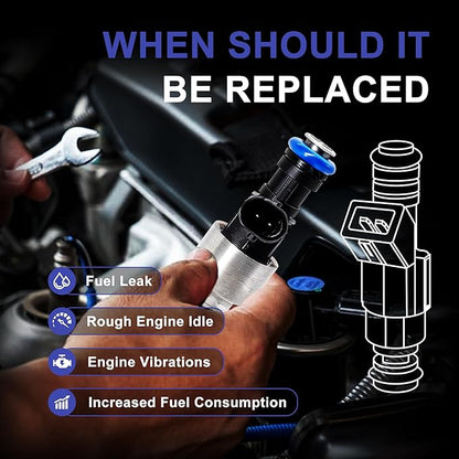 HiSport 35310-2G720 FJ1181 Fuel Injector 1PC Compatible with Hyundai Santa Fe Sport 2013-2016,Sonata 2011-2014,Replacement for Kia Optima Sportage 2011-2015 2.0L L4 Replaces 845-12106