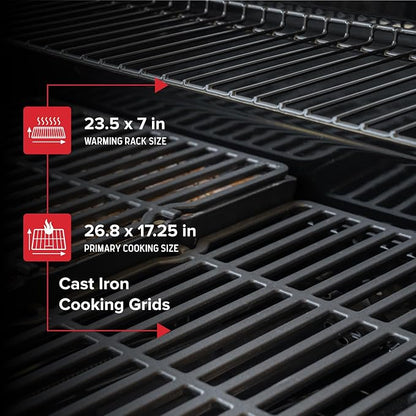 Nexgrill 4-Burner Natural Gas Grill with Side Burner and Griddle Insert, 627 SQ In Total Cooking Space, 59,000 BTUs Output, BBQ Grill Perfect for Outdoor Gatherings - 730-0958HE