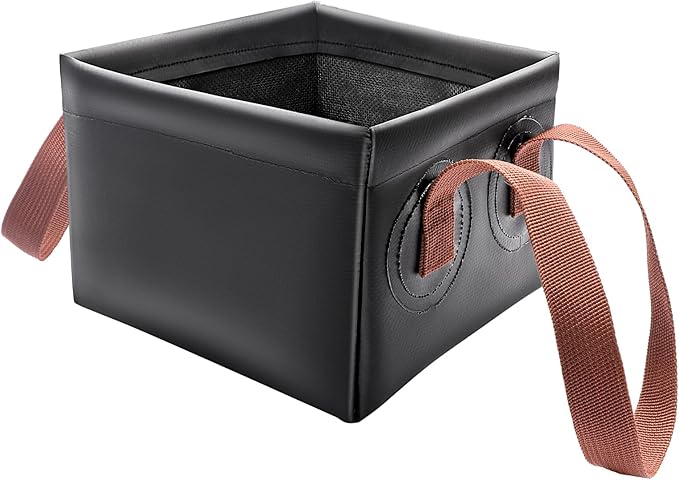 Grill Brush Water Bucket, Collapsible Dunk Tank Grill Brush Bristle Free for Barbecue Cleaner Tank for Steam Grill Brush Cleaning