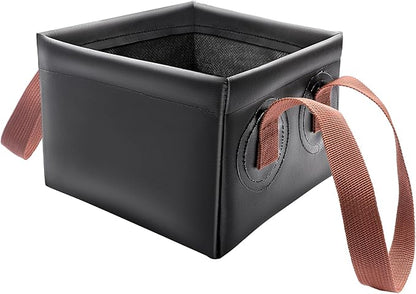 Grill Brush Water Bucket, Collapsible Dunk Tank Grill Brush Bristle Free for Barbecue Cleaner Tank for Steam Grill Brush Cleaning