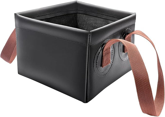 Grill Brush Water Bucket, Collapsible Dunk Tank Grill Brush Bristle Free for Barbecue Cleaner Tank for Steam Grill Brush Cleaning