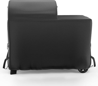 Grill Cover for Traeger Woodridge Replace for Traeger Grills BAC761 Full-Length All Weather Grill Cover Accessory Fits TFB86MLH Woodridge 600D Heavy Duty Waterproof BBQ Cover