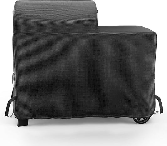 Grill Cover for Traeger Woodridge Replace for Traeger Grills BAC761 Full-Length All Weather Grill Cover Accessory Fits TFB86MLH Woodridge 600D Heavy Duty Waterproof BBQ Cover