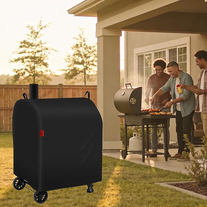 Outdoor Grill Cover Fits Royal Gourmet CD1824ET Charcoal Grill, Waterproof 600D Heavy Duty Barrel Grill Cover, Fade Resistant & Rip-Proof BBQ Grill Covers for CD Series.