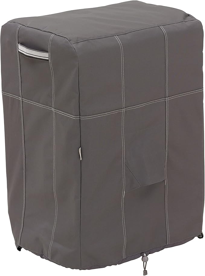Classic Accessories Ravenna Water-Resistant 26 Inch Square Smoker Grill Cover