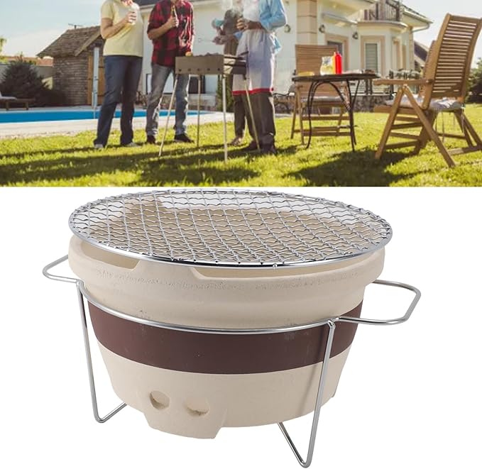 Clay Grilling Stove, Indoor and Outdoor Barbecue Stove Clay Charcoal Stove Tea Making Stove Commercial Clay Barbecue and Tea Stove for Home Camping Picnic Party