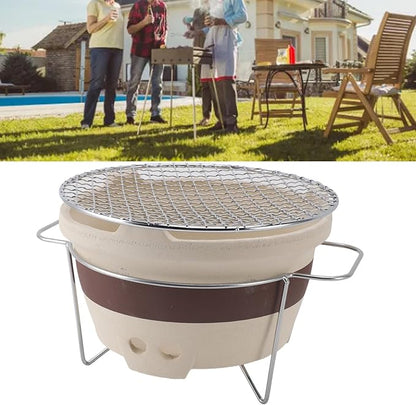 Clay Grilling Stove, Indoor and Outdoor Barbecue Stove Clay Charcoal Stove Tea Making Stove Commercial Clay Barbecue and Tea Stove for Home Camping Picnic Party