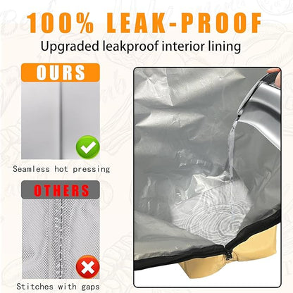 BBQ Blanket for Resting Meat, Smoking Meat Insulated Bag for Large Brisket/Turkey/Men Gifts, Upgrade Grilling Meat Insulated Resting Bag Made of Washable Oxford Cloth - Easy to Clean