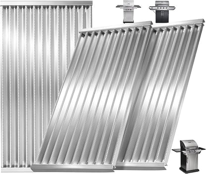 DcYourHome Stainless Steel Emitter Plates Replacement for Charbroil Commercial Tru-Infrared 463241013 463268008 463247009 463246909 463243911 463241313 463241314 463247109 466241313 Grill Parts,3-Pack