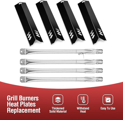 Grill Replacement Parts for Outdoor Gourmet 4 Burner GR2215120-OG-00 Gas Grill, 15" Grill Heat Shields & Burner Covers for GR2215101-OG-00 FSOGBG1106 Gas Grill, Heat Plates Replacement Parts