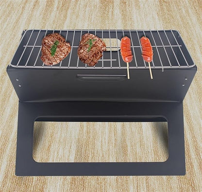 Portable Charcoal Grill Portable Charcoal BBQ Grill Tabletop Camping Grill for Home Party Outdoor Backyard BBQ Grill for Outdoor