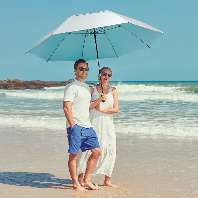 G4Free 80 Inch Golf Umbrella Extra Large Umbrella Double Canopy Windproof | Heavy Duty Oversized, Waterproof Stick Umbrella for Rain UV Protection, Fits 6-8 people for Doorman/Family/Patio