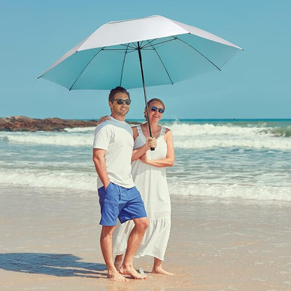 G4Free 80 Inch Golf Umbrella Extra Large Umbrella Double Canopy Windproof | Heavy Duty Oversized, Waterproof Stick Umbrella for Rain UV Protection, Fits 6-8 people for Doorman/Family/Patio