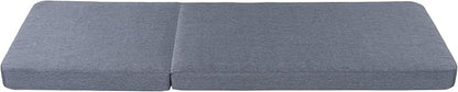 Christopher Knight Home Replacement Chaise Lounge Cushion 76.75 Inch Outdoor Recliner Pad with 4 Inch Foam Cationic Dyeable Polyester Fabric Water-Resistant Patio, Cushion Only, Grey