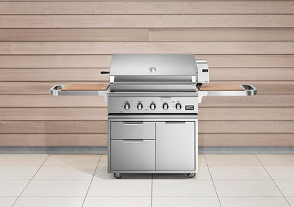 DCS Series 7 36-Inch Built-In Propane Gas Grill With Rotisserie - BH1-36R-L