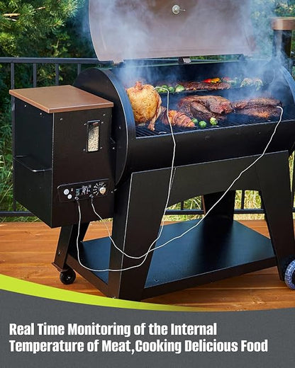 Meat Probe Fit for Bronco 28" XL Griddle Vertical Pellet Smoker Combo, for Blackstone 22" XL Griddle Pellet Grill Combo, Model 2022 2258 2415 for 900 Pellet Grill