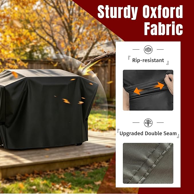 SHINESTAR Griddle Cover for Blackstone 36 Inch Griddle with Hood, Heavy Duty 5482 Flat Top Grill Cover with Velcro, Waterproof & UV-Resistant BBQ Cover for Blackstone 4 Burner Grill
