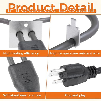 116-7000-0 Electric Heating Element | Compatible with Brinkmann Gourmet Electric Smoker - SmokeN Grill 810-5290-5 810-5290-C 810-7080-K 810-7090-S Heating, 1500 W