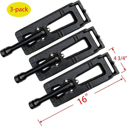 Parts DB104 (3-pack) 16 inch Cast Iron Burner Replacement for Members Mark Y0005XC-2, Y0101XC, Y0202XC, Sam's Club, Bakers and Chefs, Grand Hall Y005XC, Y005XC-2, Y005XC-1 Gas Grills