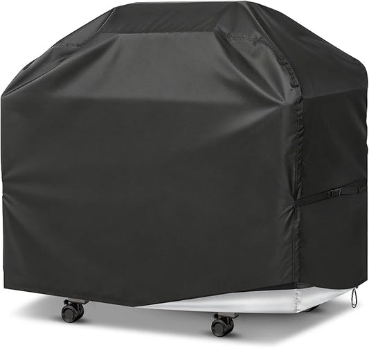 PAMASE 65in BBQ Cover fits Most 3-5 Burner Gas Grills - Waterproof Gas Cover for Outdoor Grill, UV Fade & Rip Resistant, Compatible with Weber Genesis, Camp Chef, Nexgrill, Char-Broil