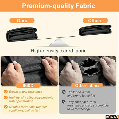 BQMAX Griddle Carry Bag for Camp Chef Griddle SG90 FG26 CGG24B, Heavy Duty 600D Polyester Zipper Griddle Bag, 16" x 24" Extra Large Griddle Bag for Camping Chef Accessories