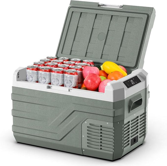 Alpicool Car Refrigerator 12 Volt Refrigerator 28 Quart Portable Freezer 12V Car Fridge Portable Fridge Freezer 12/24V DC 110~240 Volt AC for Truck RV Camper SUV Electric Cooler for Camping -4℉-68℉