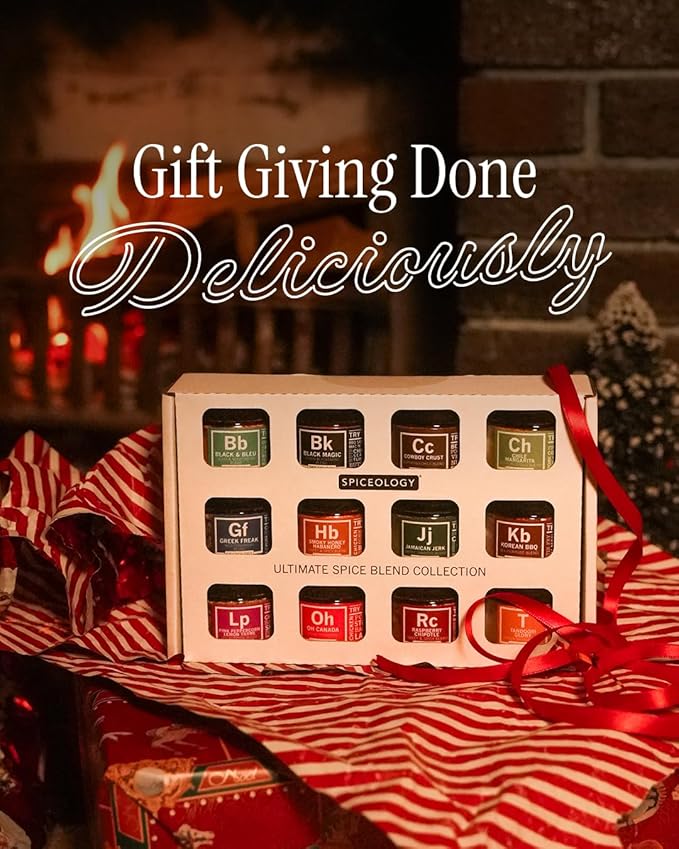 Spiceology – Ultimate Rub Collection – 12 Gourmet Spices & Seasonings Set for Grilling, BBQ & Cooking – Perfect Spice Gift Set for Cooks, Grill Masters & Foodies – BBQ Gifts & Spice Rub Gift Set