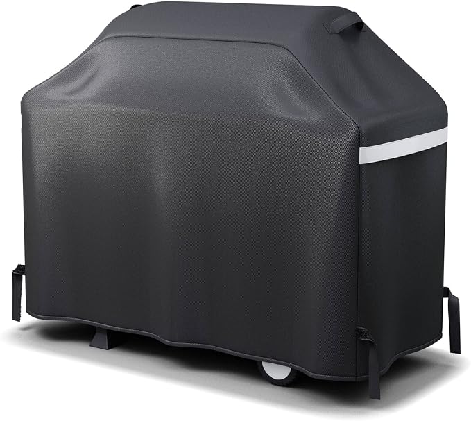 GRISUN Waterproof Grill Cover 55 Inch for Outdoor Grill | Fits Weber, Char-Broil, Nexgrill, Monument, Dyna-Glo and More, Heavy-Duty 600D Anti-Fade BBQ Gas Grill Cover