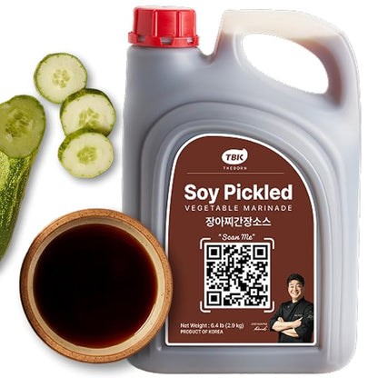 TBK THEBORN Soy Pickled Vegetable Marinade, Quick Pickling Sauce 2.9kg | Quick-pickling marinade with a savory soy flavor for onions, cucumbers, radish, peppers and other fresh vegetables
