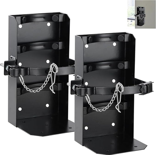 𝙐𝙥𝙜𝙧𝙖𝙙𝙚 2 Pack 20 LB Fire Extinguisher Bracket，Fire Extinguisher Mount St12 Steel, Fit 20 lb Dry/10 lb CO2 Extinguisher for School Boat Truck Replace amerex 809, 3-Yr Service