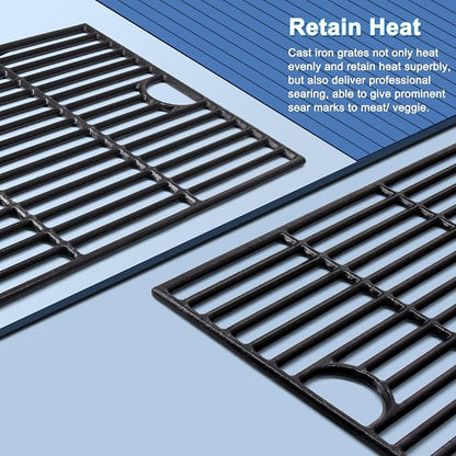 Replacement Parts for Nexgrill 720-0896B 720-0896 720-0896E 720-0896X, Drip Pan Grease Tray & Grill Grate & Flame Tamer & Burner and Igniter for Nexgrill 6 Burner 720-0896B Gas Grill